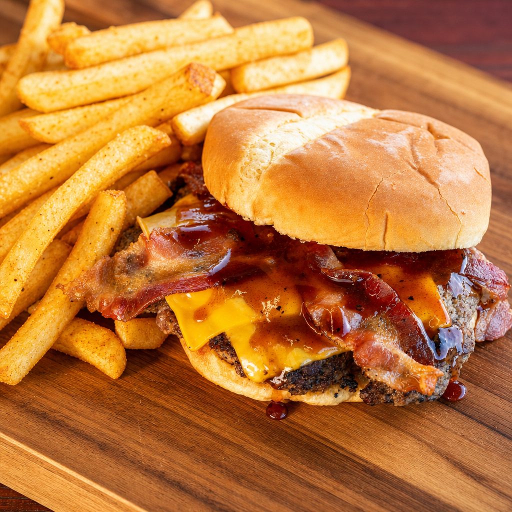 BBQ Bacon Cheeseburger.