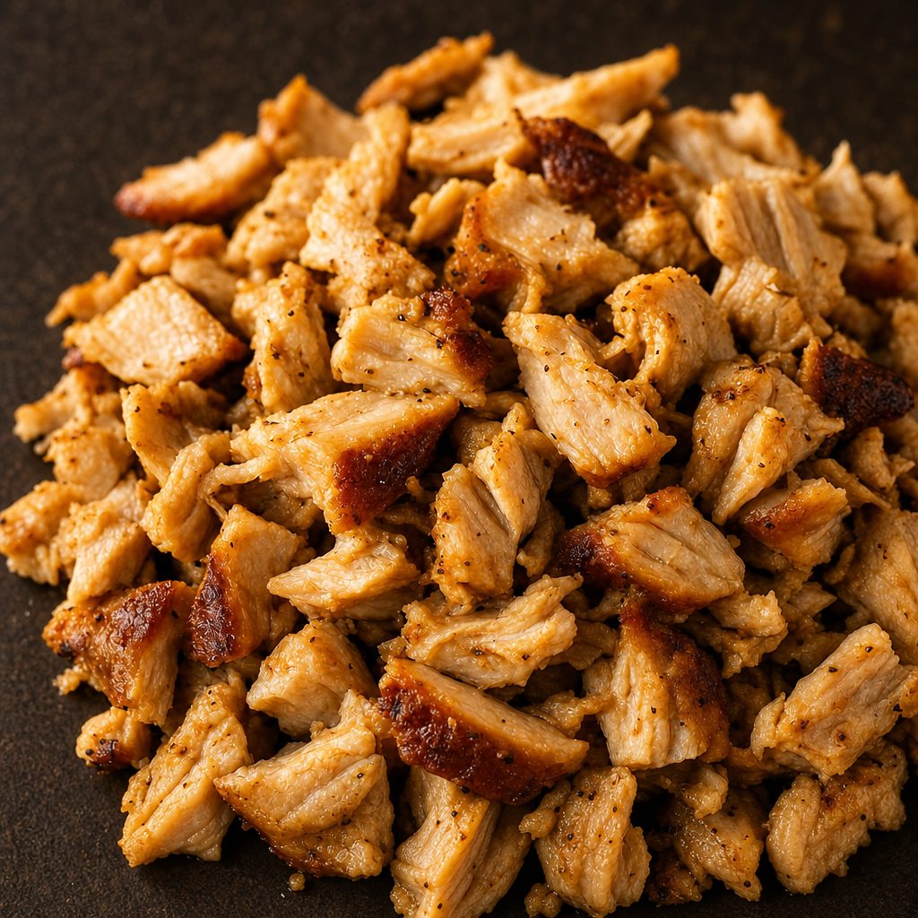 Chopped Chicken Half Pound.