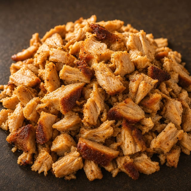 Chopped Chicken Quarter Pound.